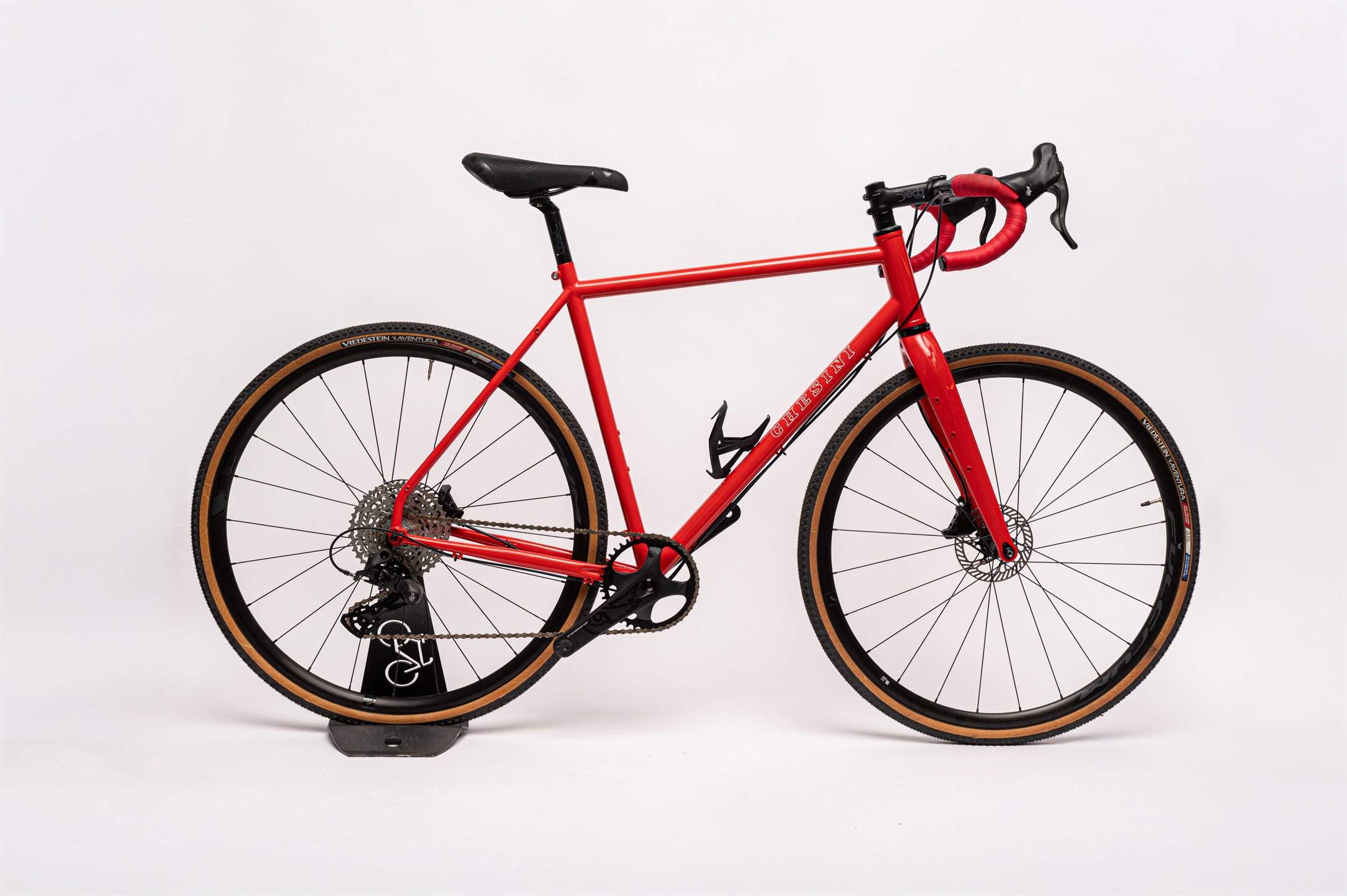Chesini Normo 4.0 EKAR — racing red gravel bicycle, Verona atelier