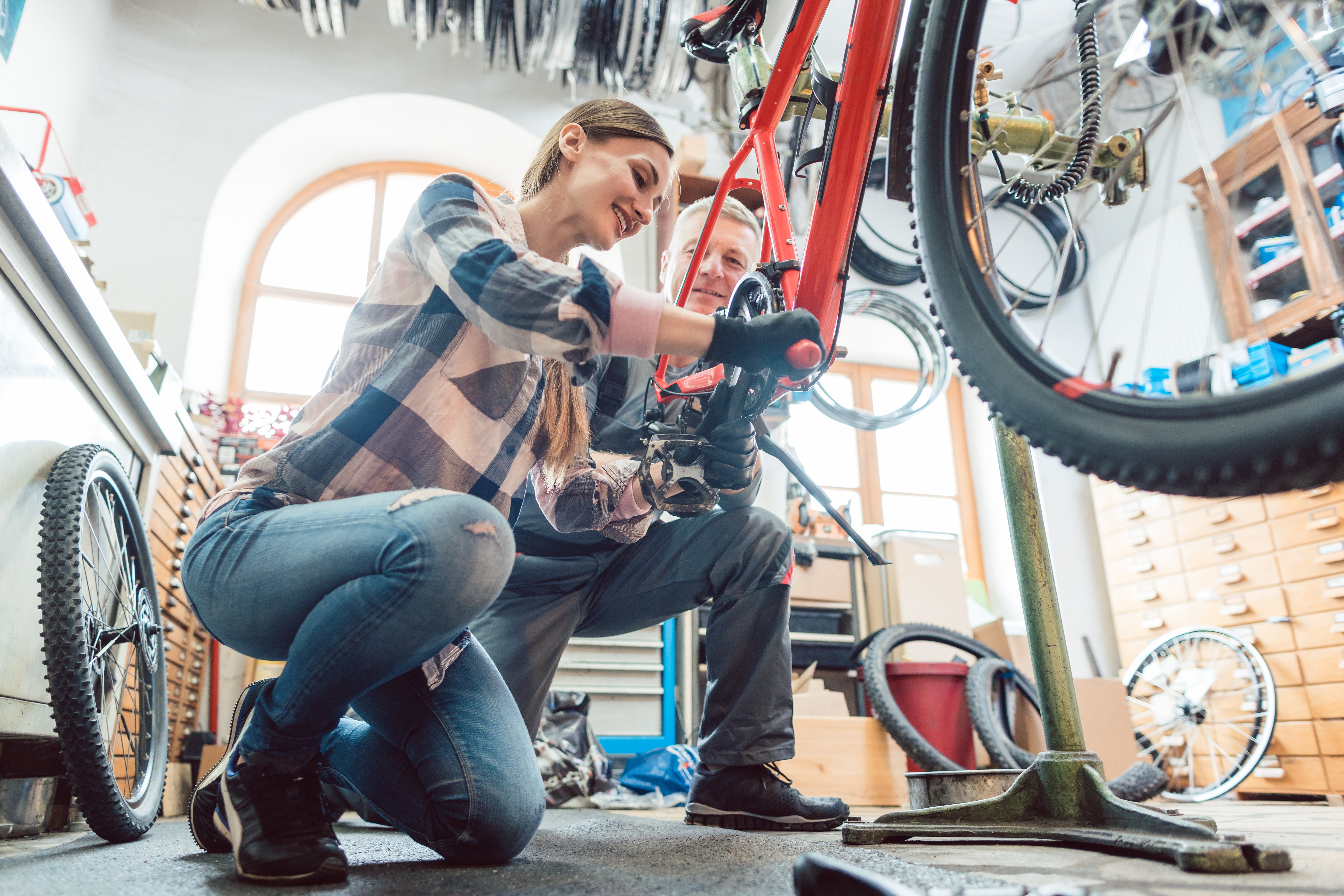 Consulenza per una bici su misura in officina